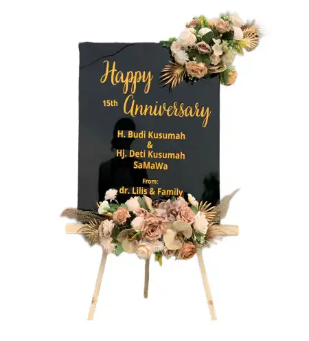 Papan Bunga Akrilik Tanjung Lesung